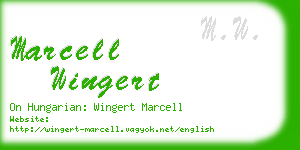 marcell wingert business card